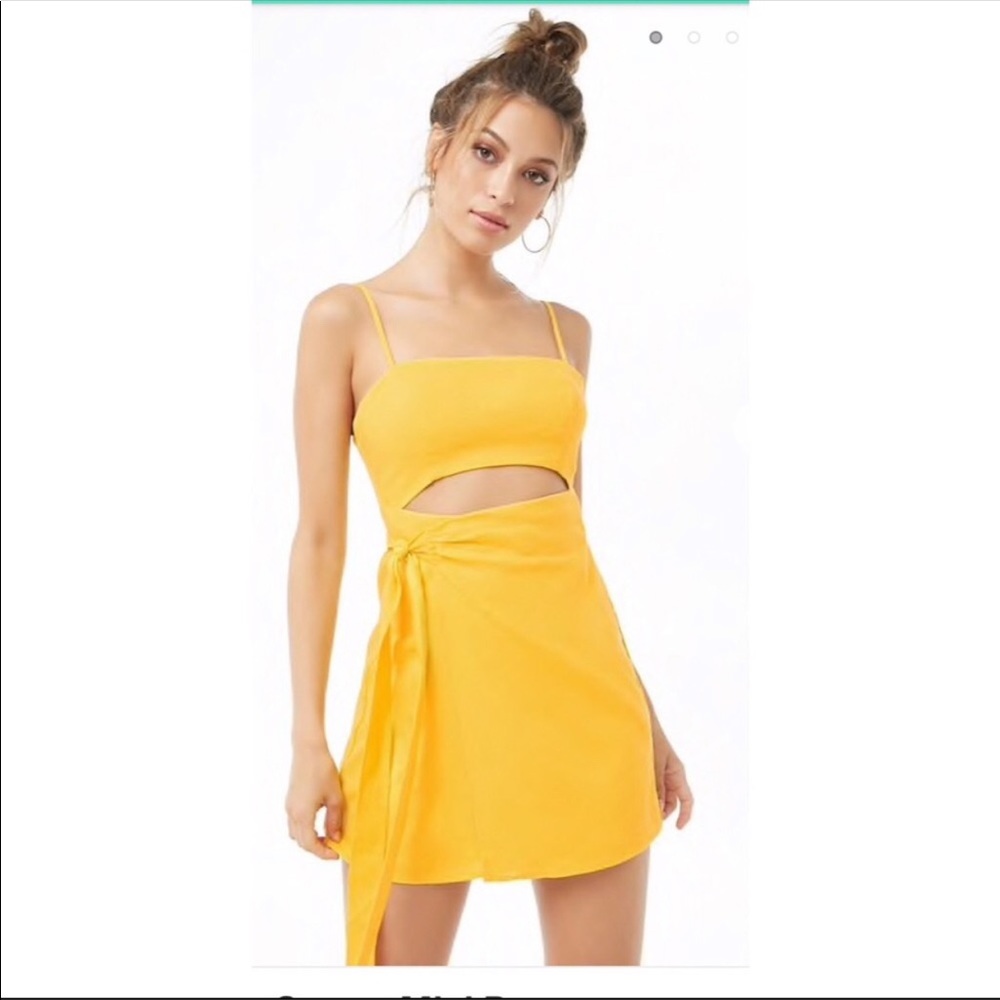 Forever 21 Cutout Wrap Dress